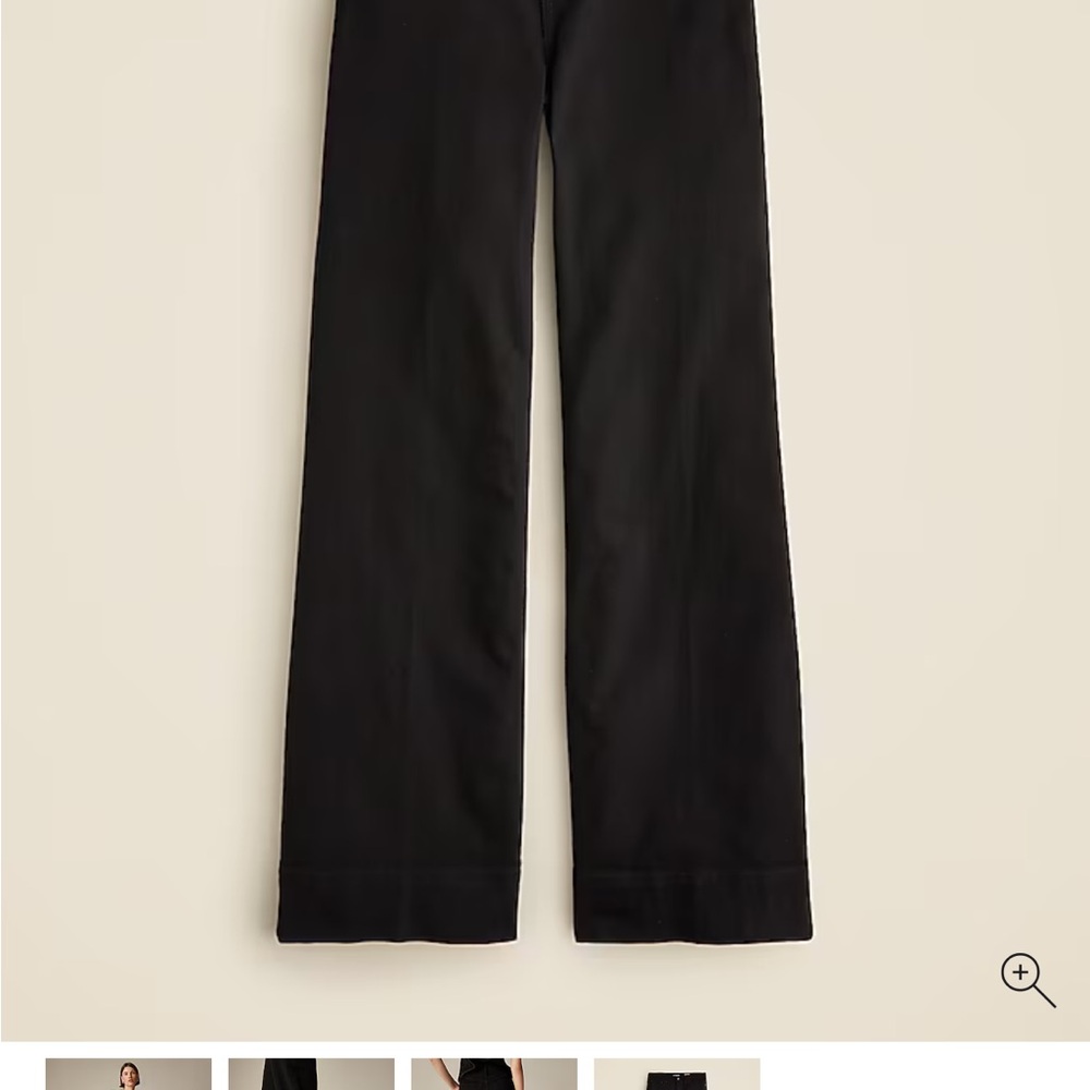 J Crew Black trouser jeans